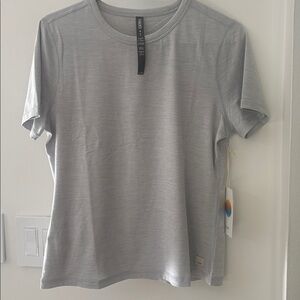 New Vuori Light Heather Grey S/S Lux Tee Size M